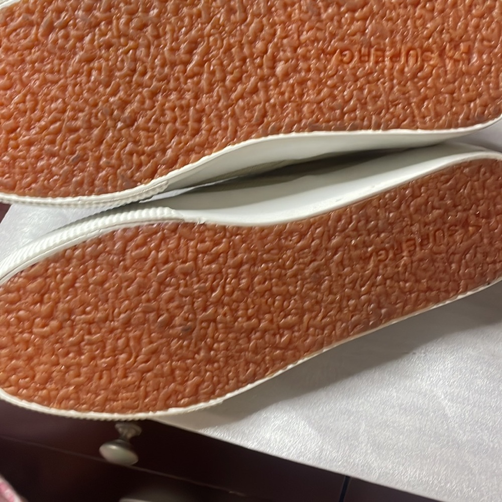 Superga - Platform Slip-On Sneakers - Beige Size 71/2 - Picture 4 of 7
